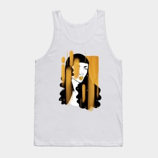 Gold Drip Tank Top